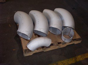 Heavy Wall custom fabricated Long Radius 90's and 45 Buttweld fittings